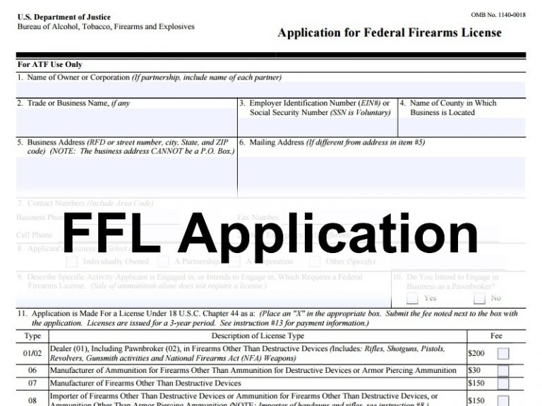 FFL Application