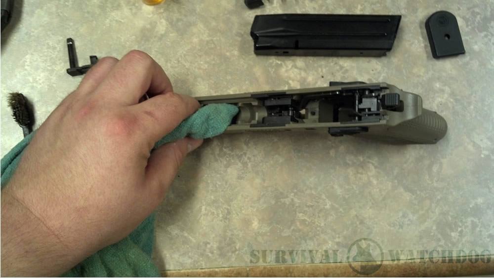 Step 2 b - Cleaning and Maintaining a Handgun